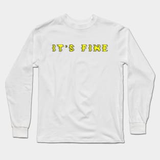 it's fine glitch Long Sleeve T-Shirt